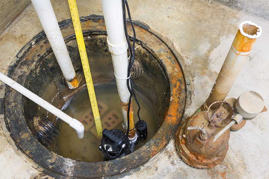 Septic lift pump and sewage pump replacement